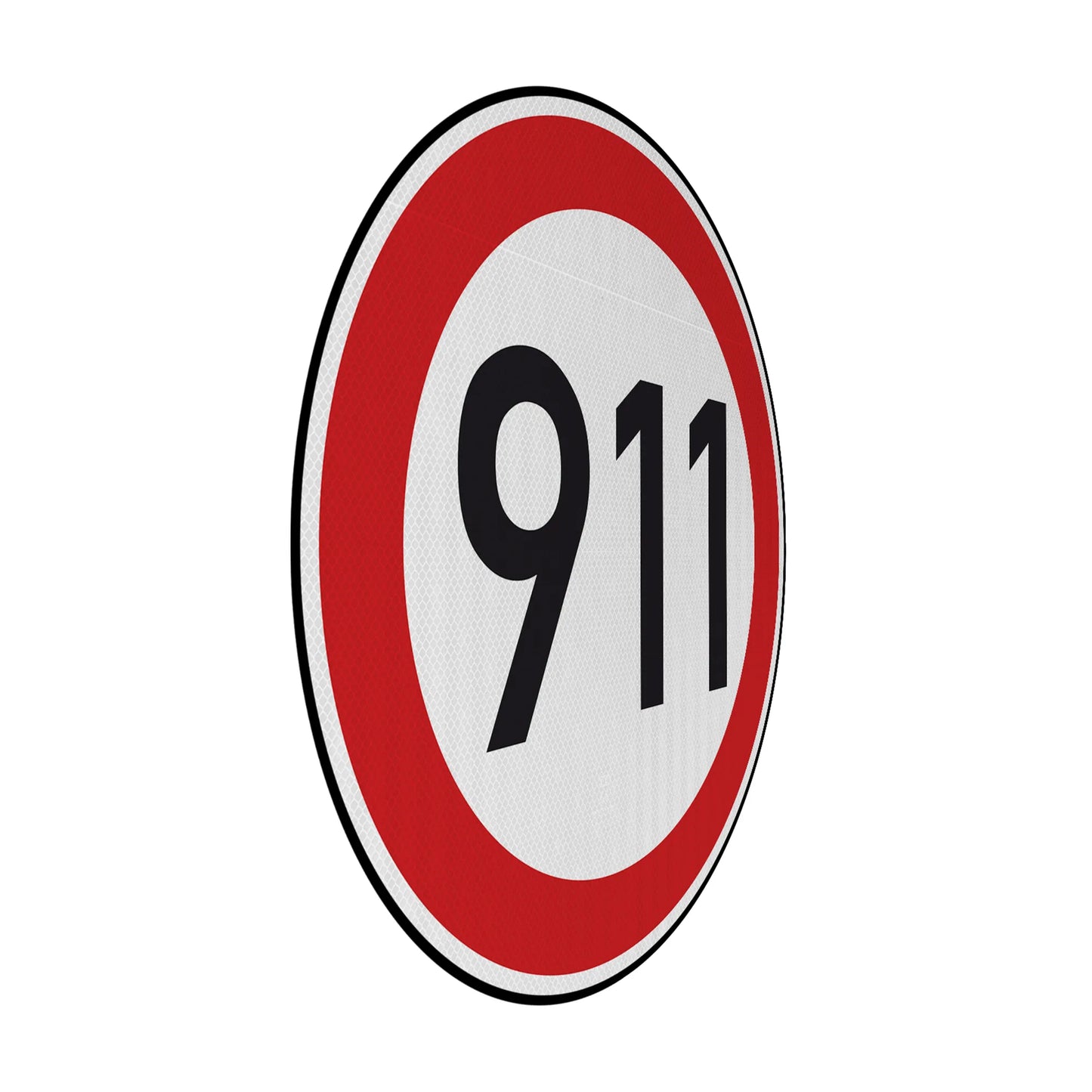 Tempolimit 911 Streetsign
