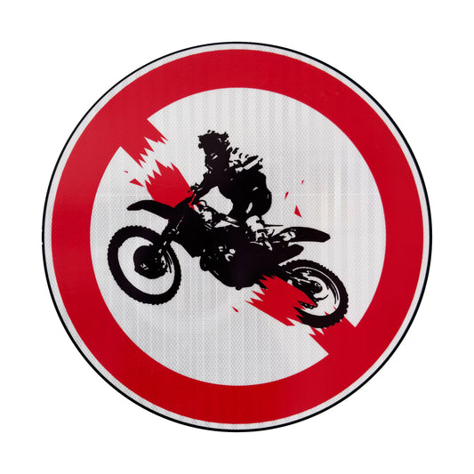 Motocross Streetsign