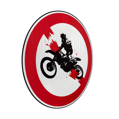 Motocross Streetsign