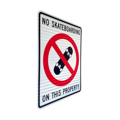 No Skateboarding Streetsign