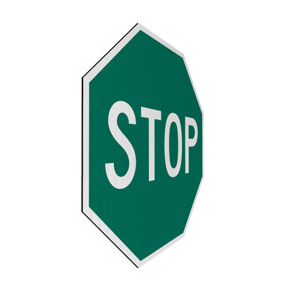 Green Stopsign