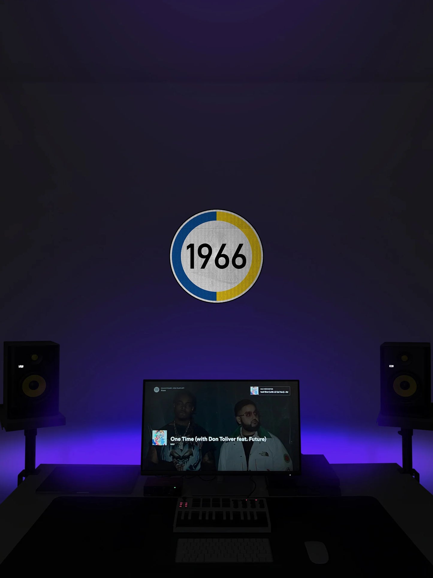 Tempolimit 1966 (Leipzig) Streetsign