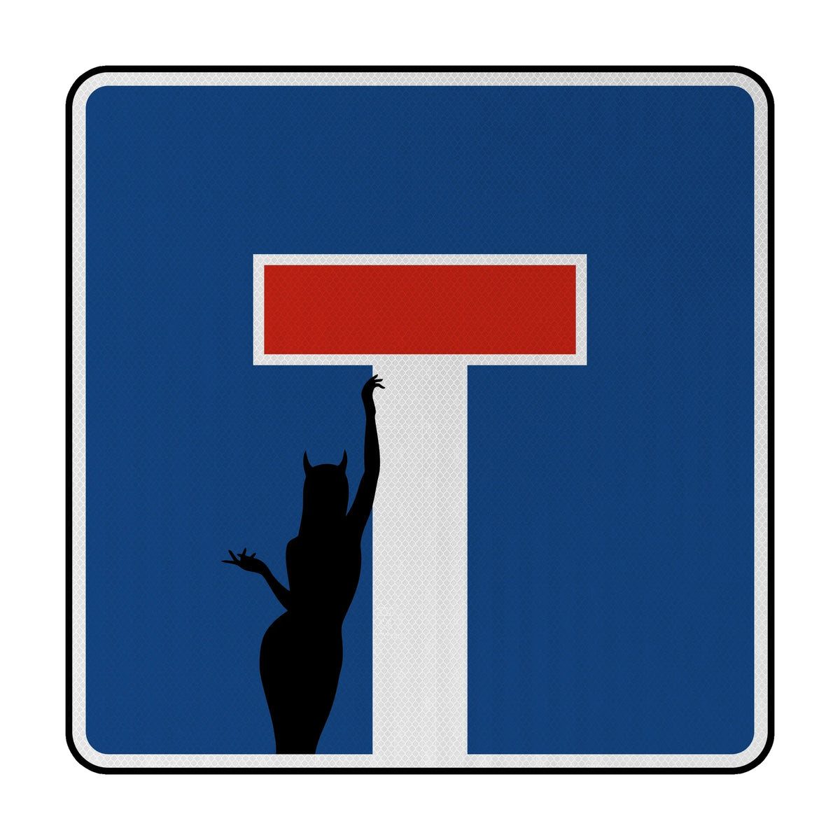 Black Toe Street Sign