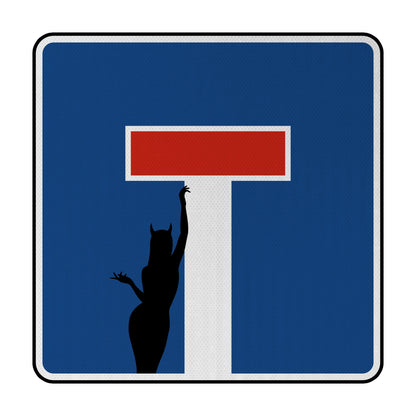 Black Toe Street Sign