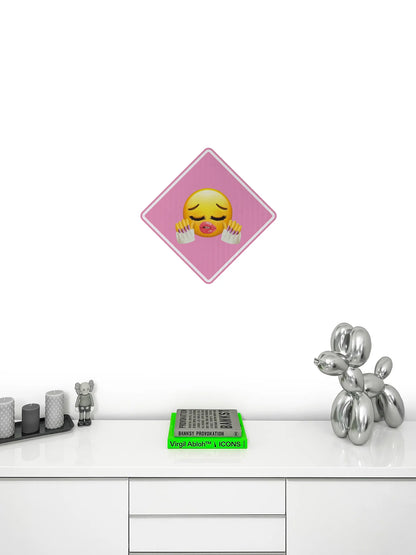 Baddie Emoji Streetsign