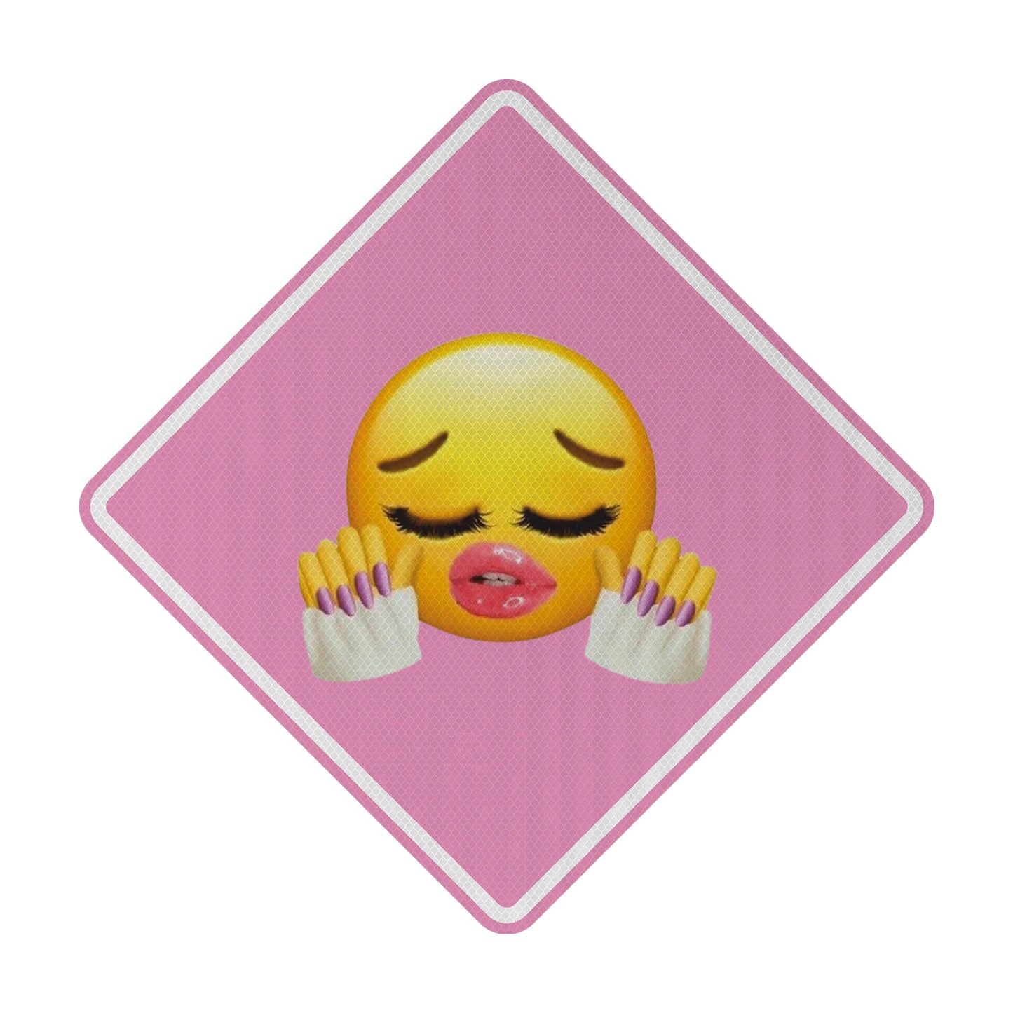 Baddie Emoji Streetsign
