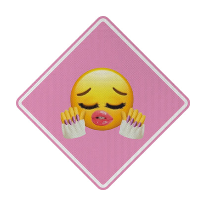 Baddie Emoji Streetsign