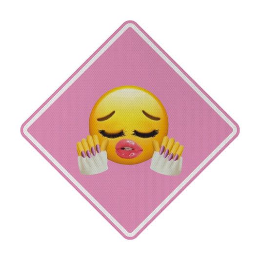Baddie Emoji Streetsign