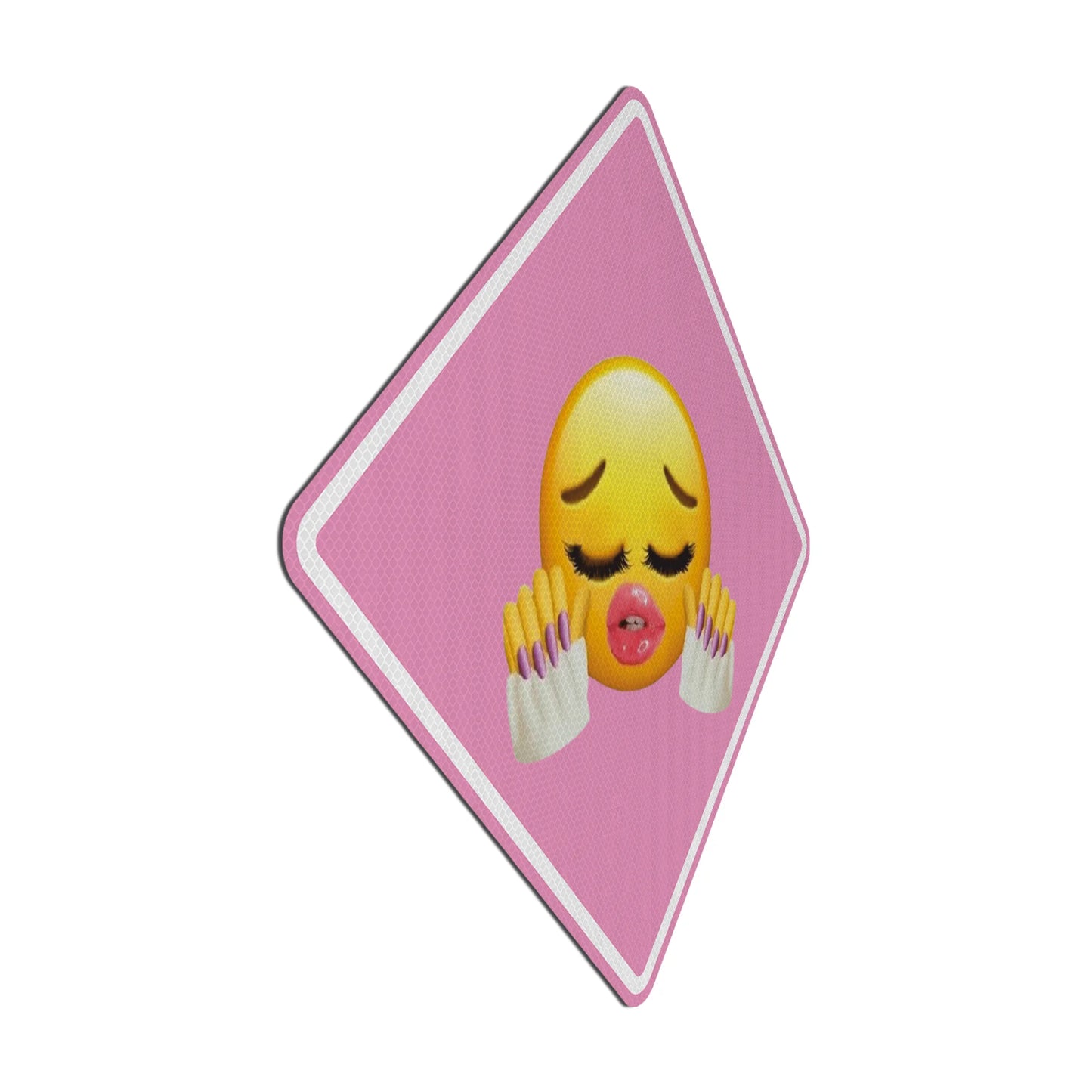 Baddie Emoji Streetsign
