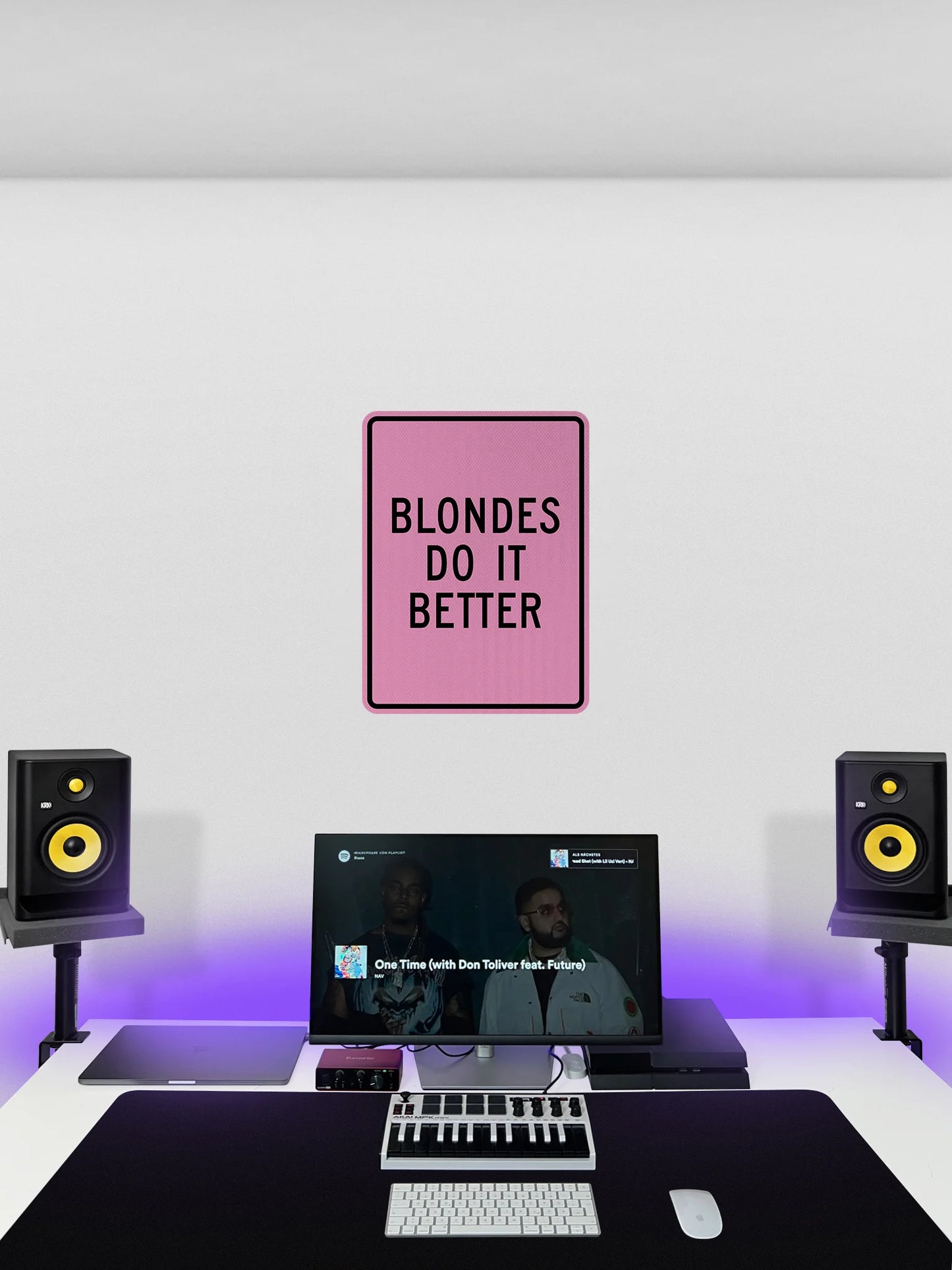 Blondes do it better Streetsign