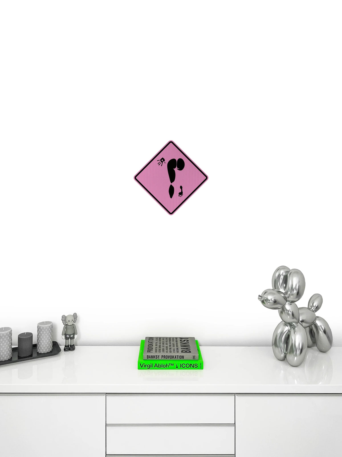 Body print (rosa) Streetsign