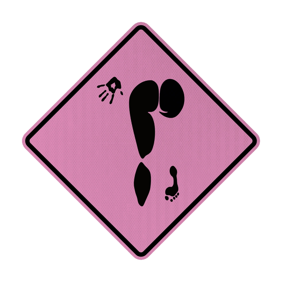 Body print (rosa) Streetsign