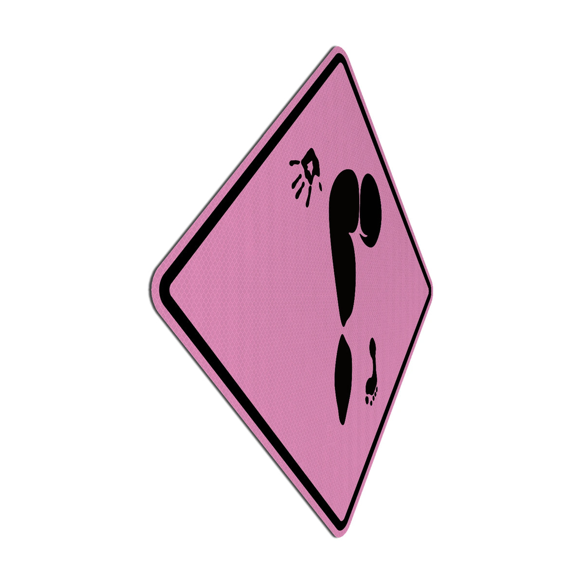 Body print (rosa) Streetsign