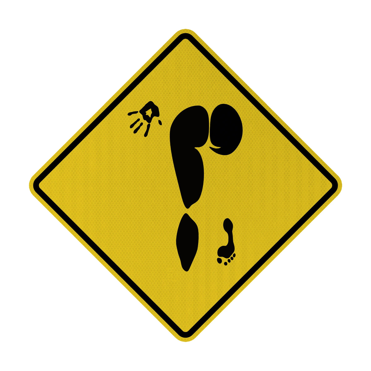 Body print Streetsign