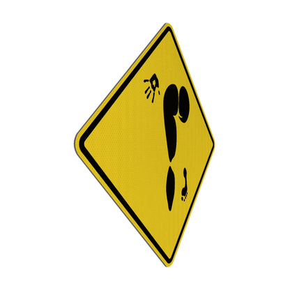Body print Streetsign
