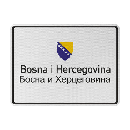 Bosnien und Herzegowina Streetsign