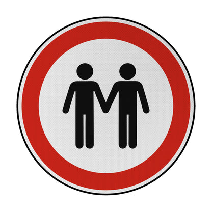 Couple (mlm) Streetsign
