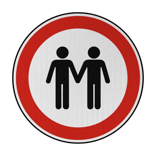 Couple (mlm) Streetsign