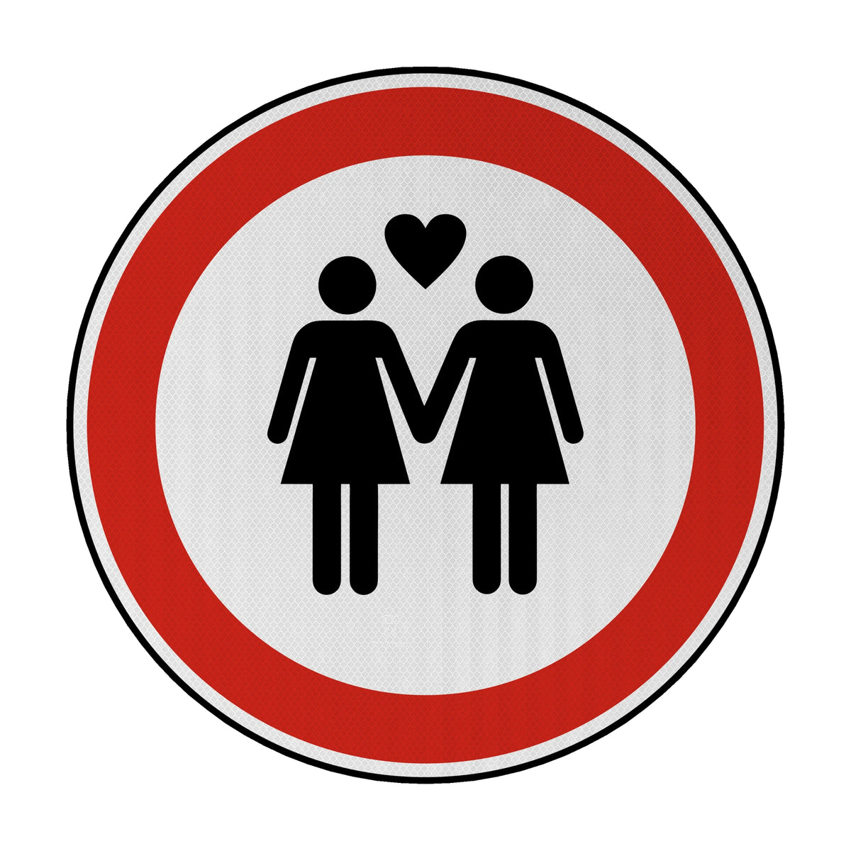 Couple (wlw) Streetsign