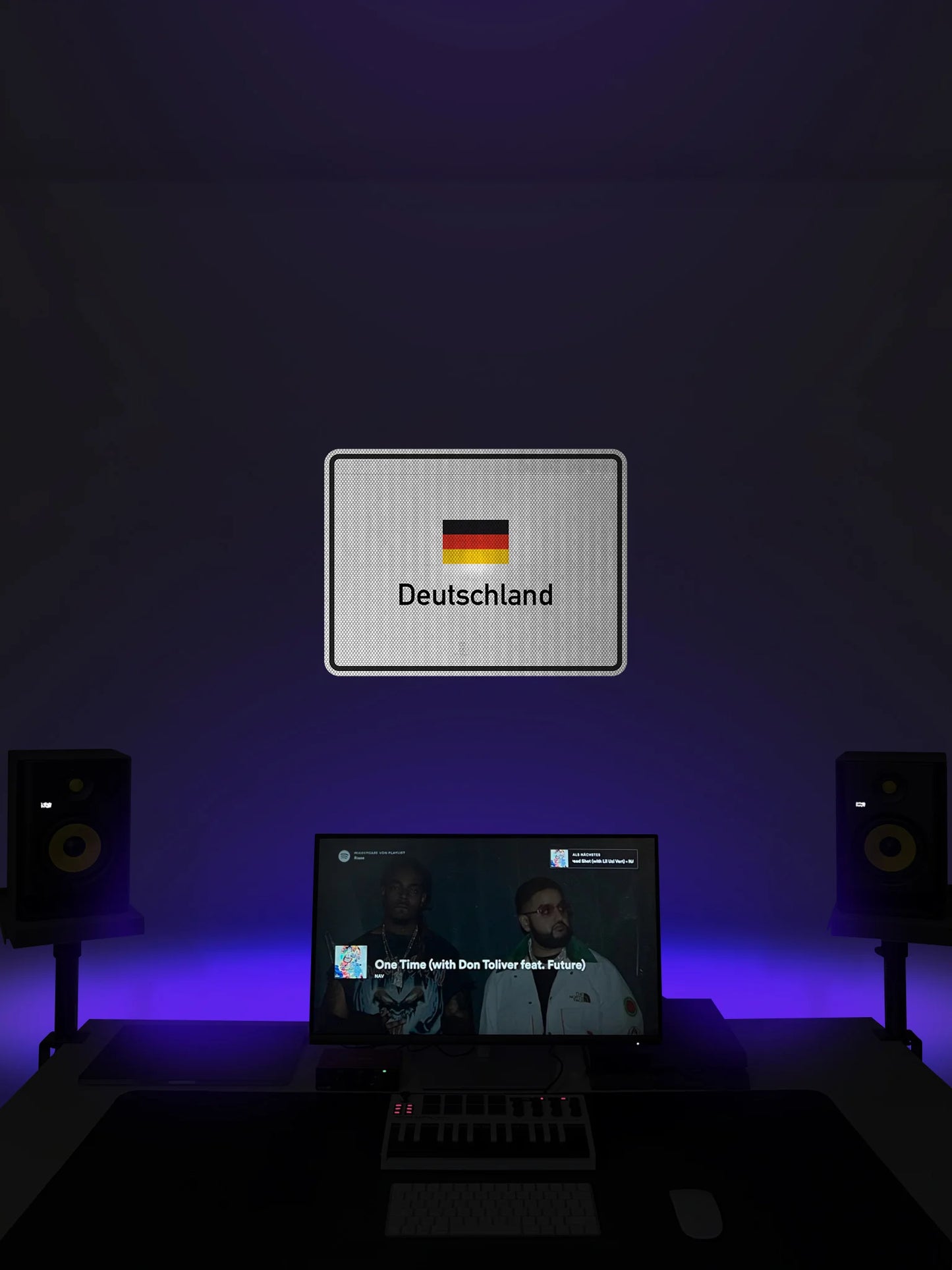 Deutschland Streetsign