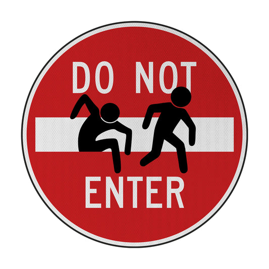 Do not enter Streetsign