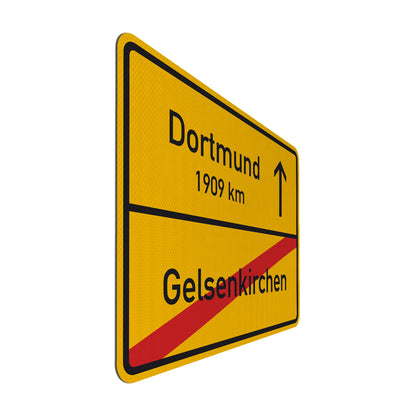Gelsenkirchen X/ Dortmund Streetsign