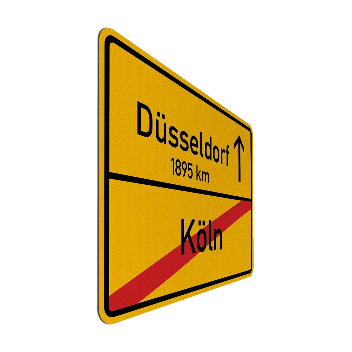 Köln X/ Düsseldorf Streetsign