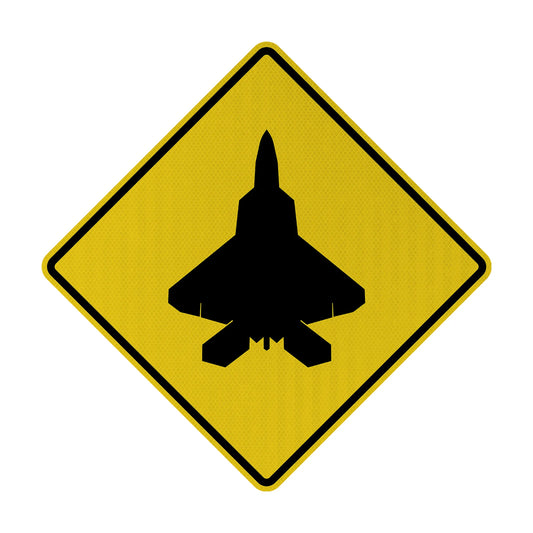 F22 Raptor Streetsign