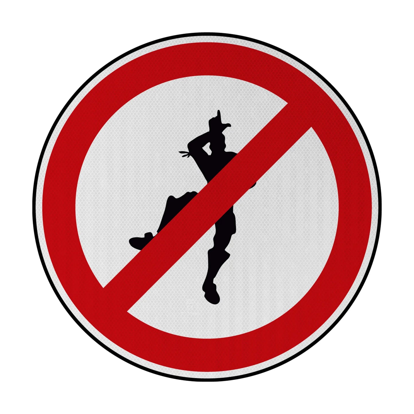 No L-Dance Streetsign – Signed