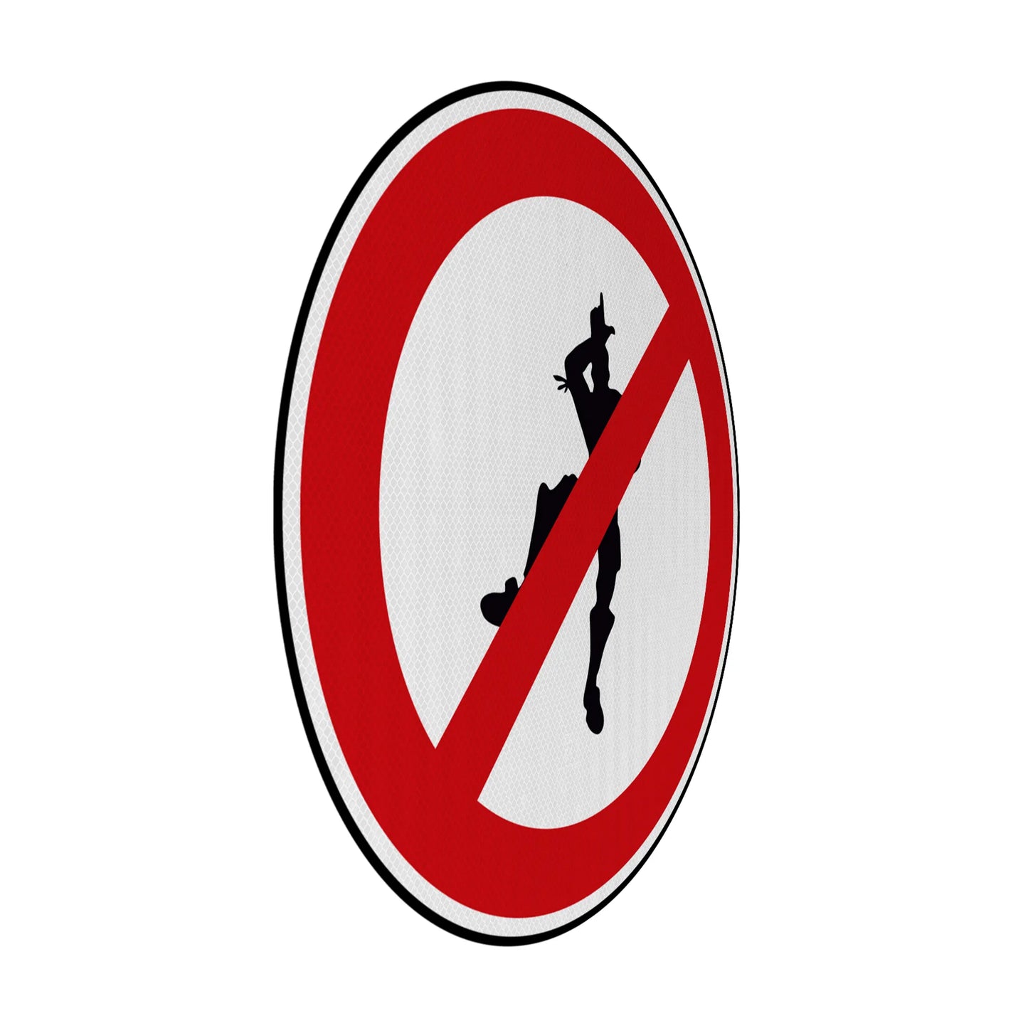 NO L-Dance Streetsign – Signed