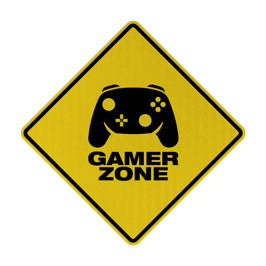 Gamer Zone (X) Streetsign