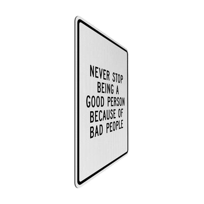Good person Streetsign