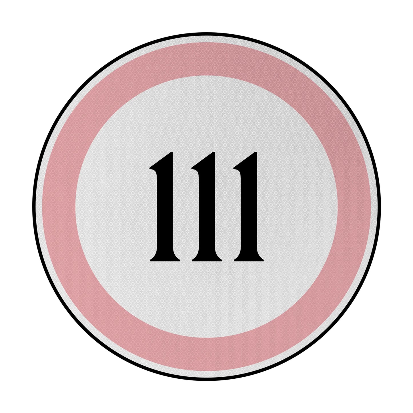 Speed ​​limit 361 street sign