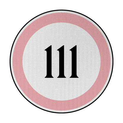 Speed ​​limit 361 street sign