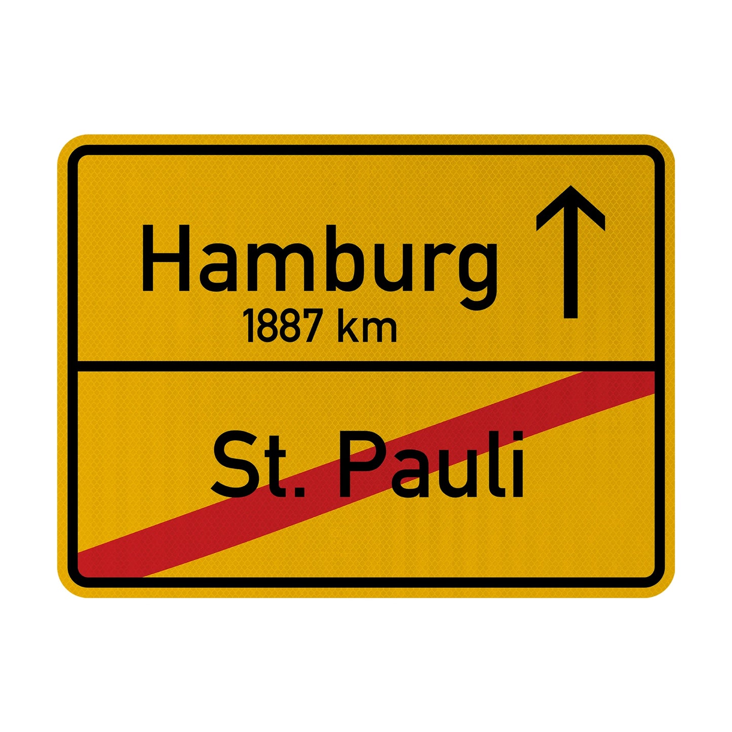 St. Pauli X/ Hamburg Streetsign