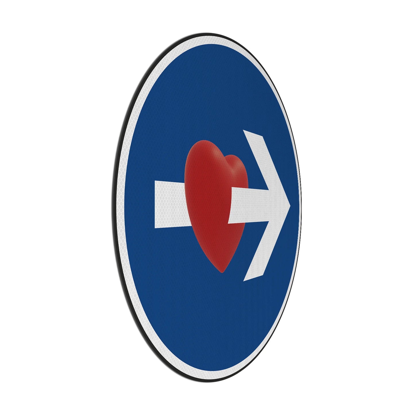 Heart Arrow Streetsign