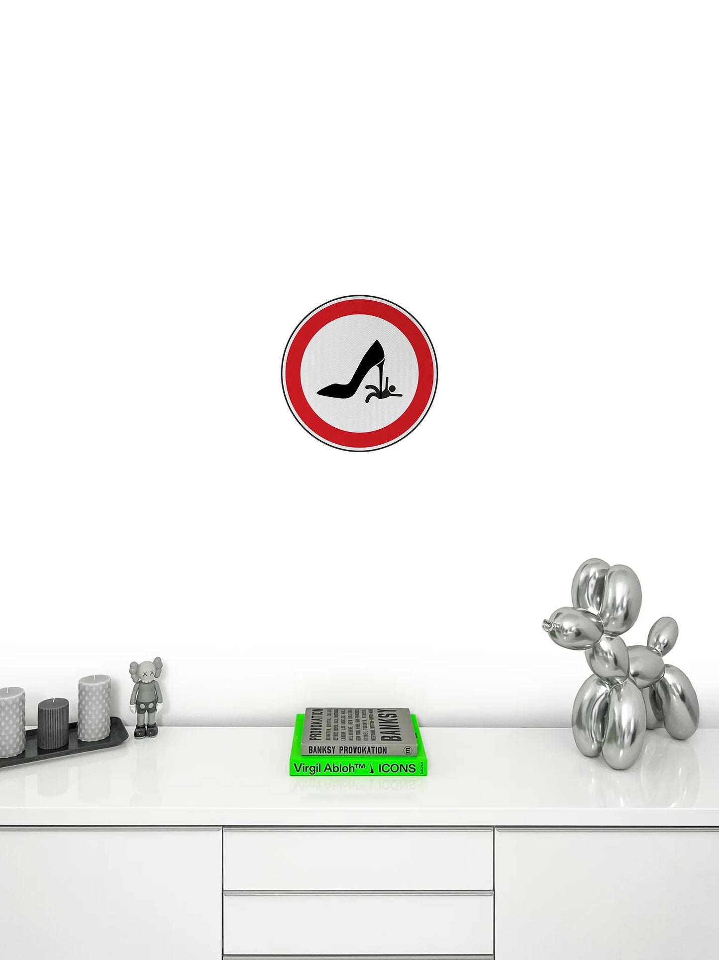 High Heel Streetsign