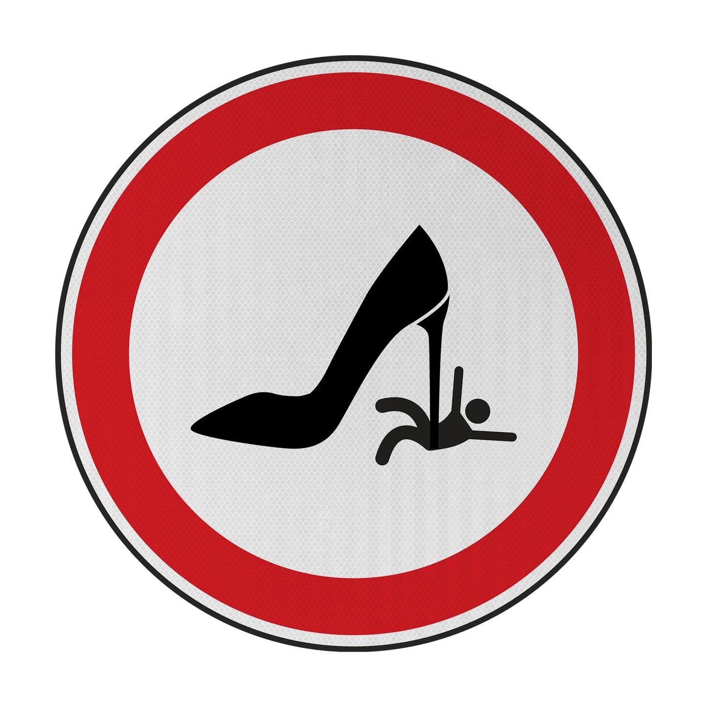 High Heel Streetsign