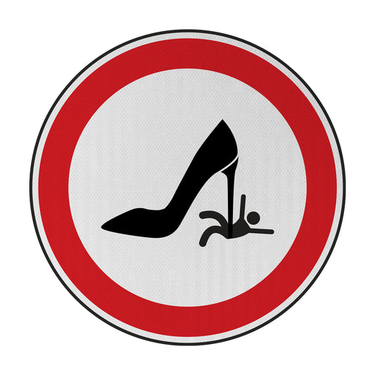 High Heel Streetsign