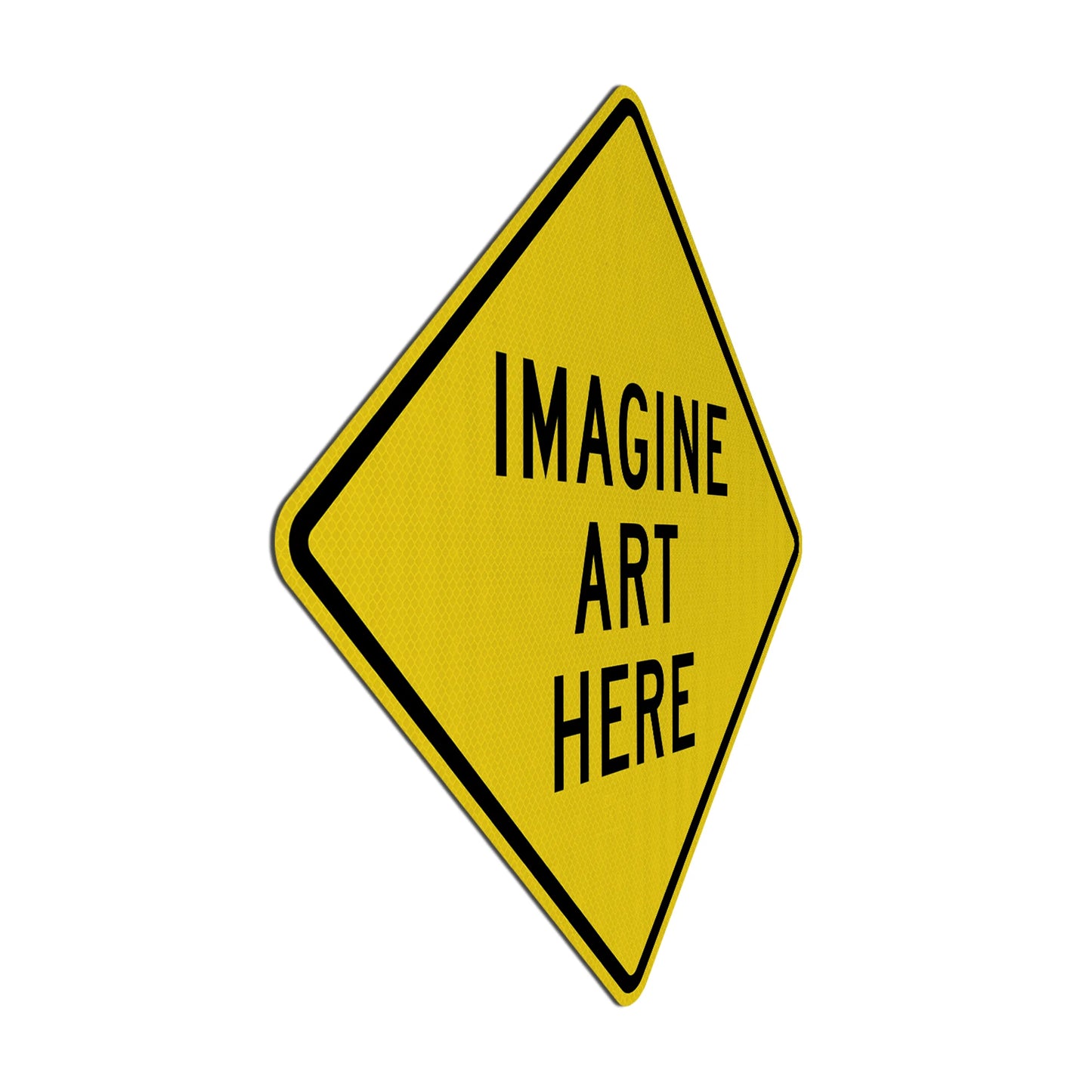 Imagine art here Streetsign