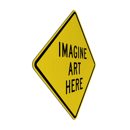 Imagine art here Streetsign