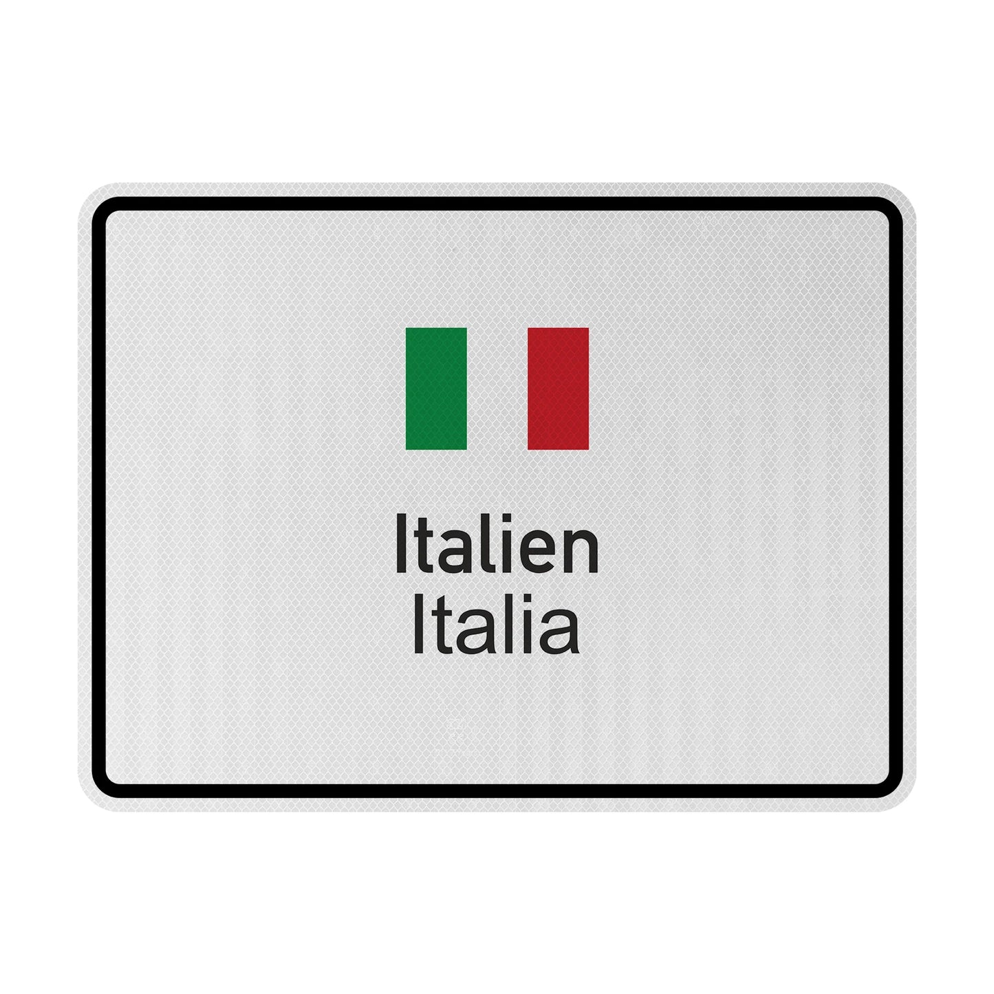 Italien Streetsign