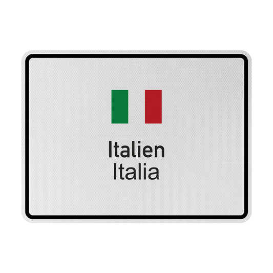 Italien Streetsign