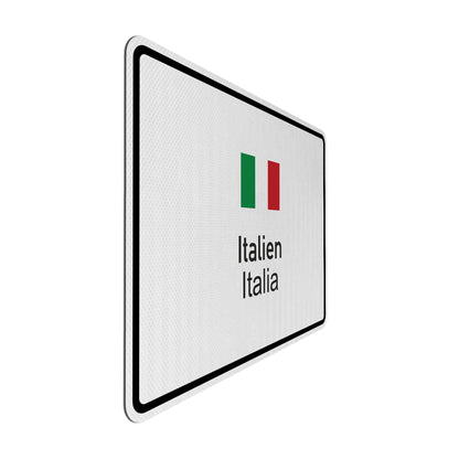 Italien Streetsign