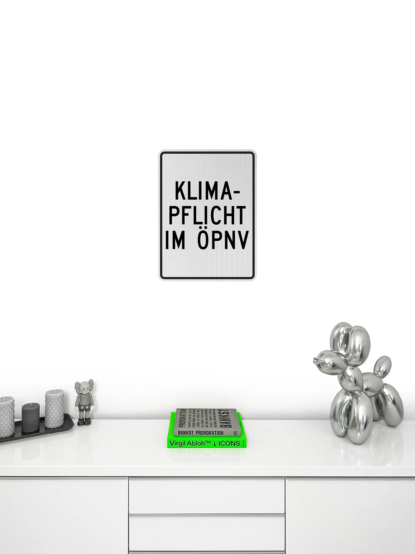 Climate obligation street sign