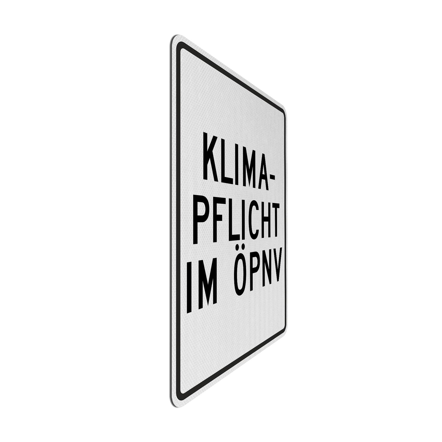 Climate obligation street sign