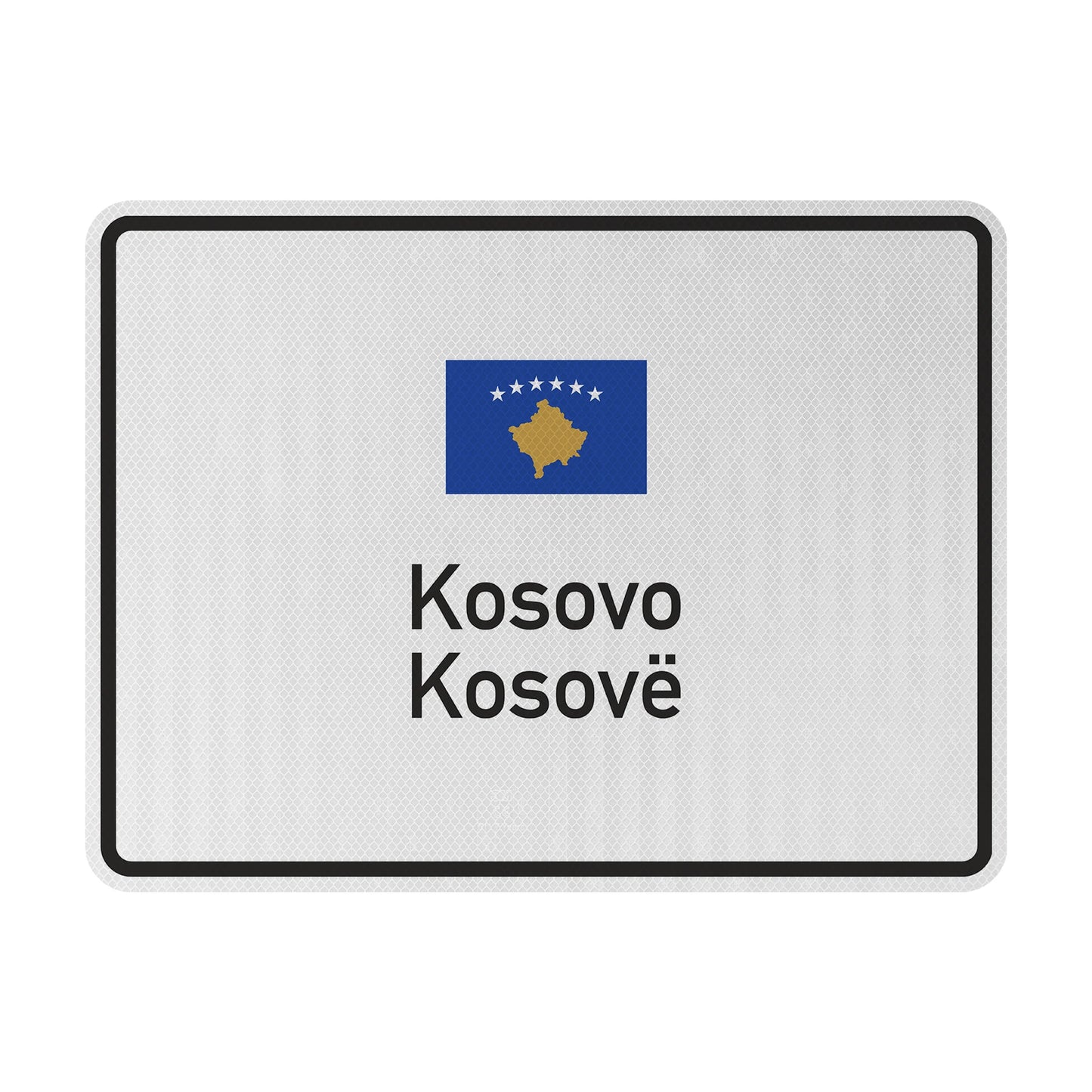Kosovo Streetsign