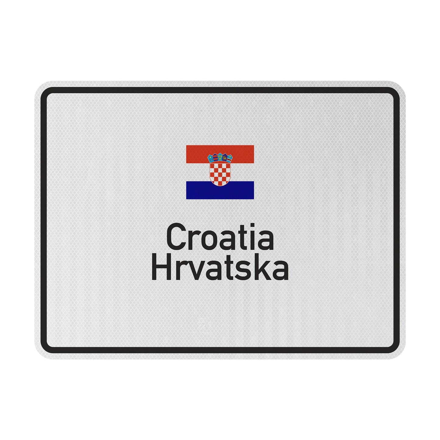 Croatia Streetsign