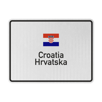 Croatia Streetsign
