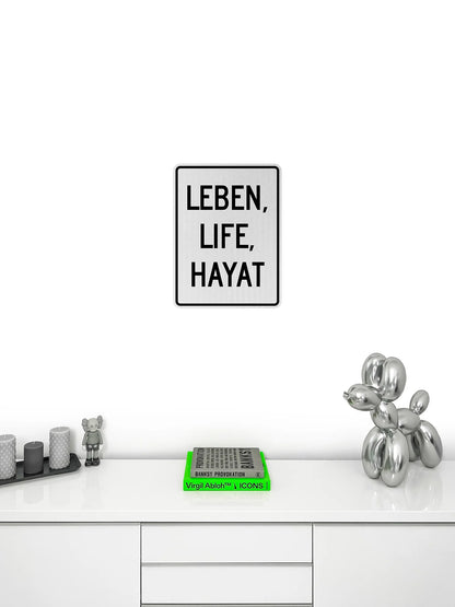 Leben, Life, Hayat Streetsign